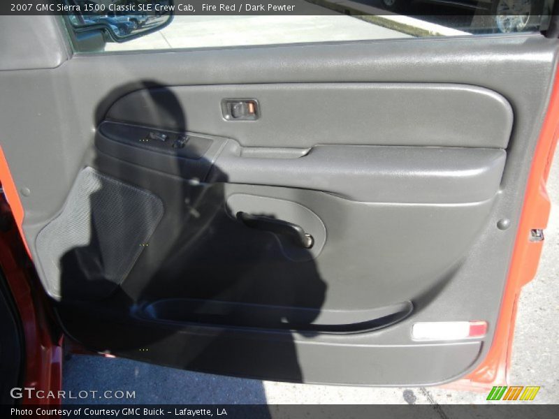 Fire Red / Dark Pewter 2007 GMC Sierra 1500 Classic SLE Crew Cab