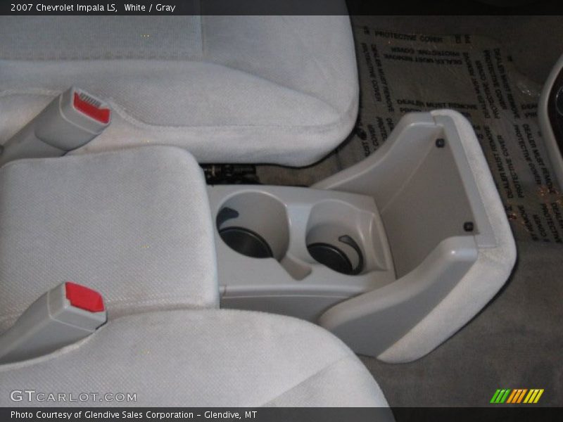 White / Gray 2007 Chevrolet Impala LS
