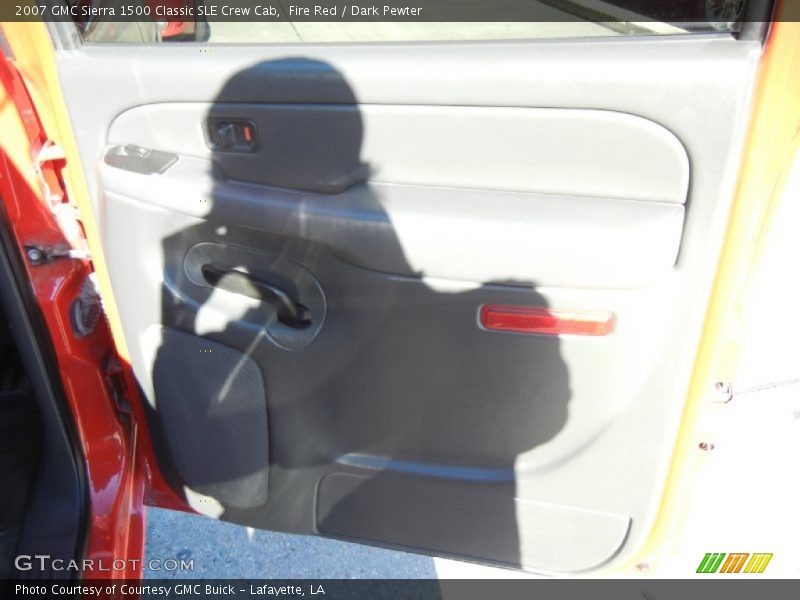 Fire Red / Dark Pewter 2007 GMC Sierra 1500 Classic SLE Crew Cab