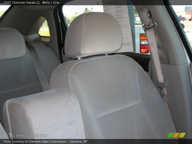 White / Gray 2007 Chevrolet Impala LS