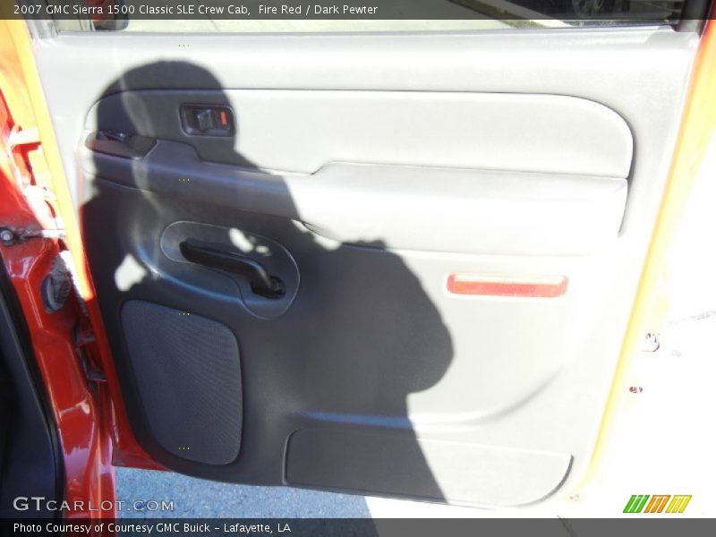 Fire Red / Dark Pewter 2007 GMC Sierra 1500 Classic SLE Crew Cab