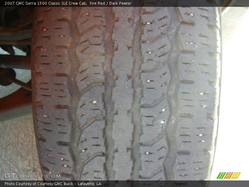 Fire Red / Dark Pewter 2007 GMC Sierra 1500 Classic SLE Crew Cab