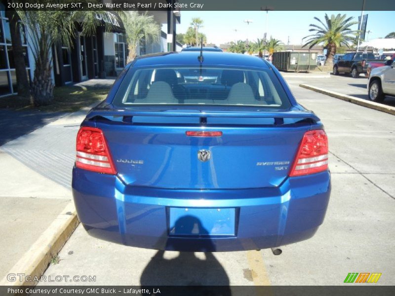 Deep Water Blue Pearl / Dark Slate Gray 2010 Dodge Avenger SXT