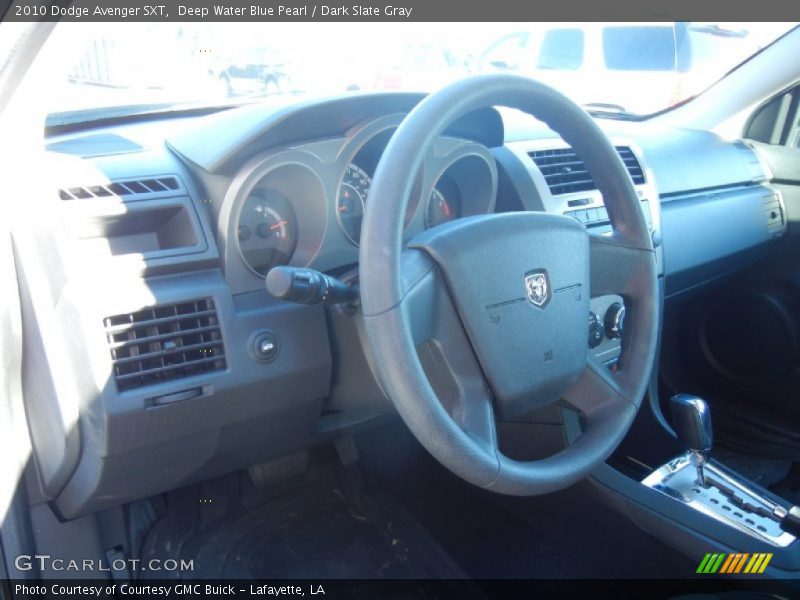 Deep Water Blue Pearl / Dark Slate Gray 2010 Dodge Avenger SXT