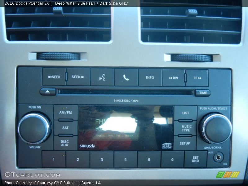 Deep Water Blue Pearl / Dark Slate Gray 2010 Dodge Avenger SXT
