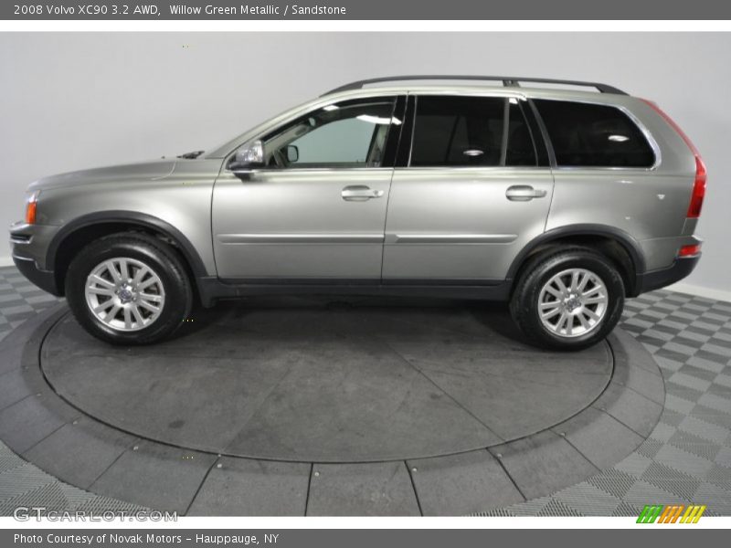 Willow Green Metallic / Sandstone 2008 Volvo XC90 3.2 AWD