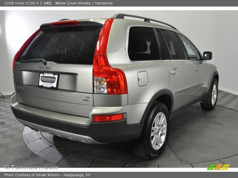 Willow Green Metallic / Sandstone 2008 Volvo XC90 3.2 AWD