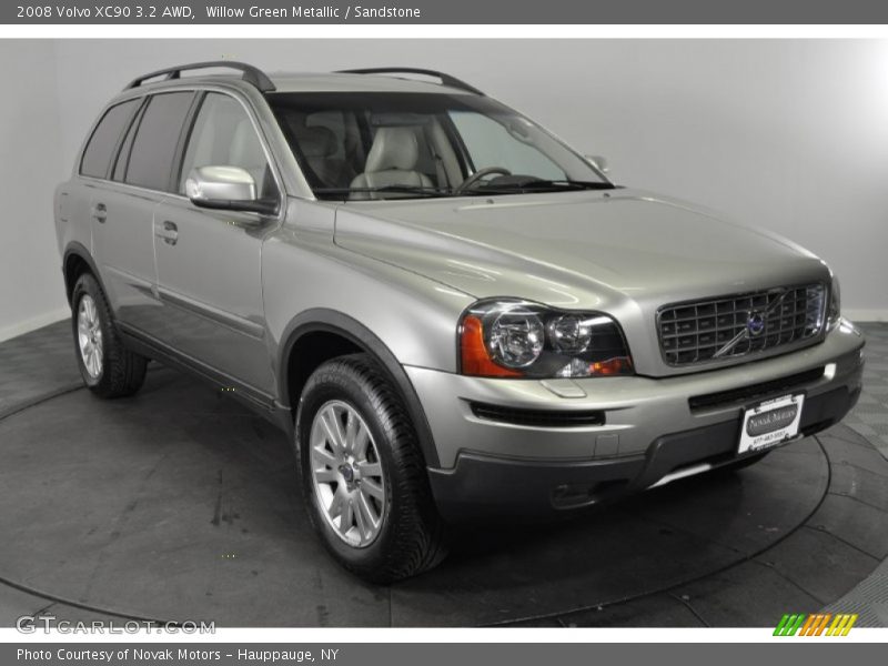 Willow Green Metallic / Sandstone 2008 Volvo XC90 3.2 AWD
