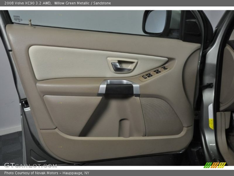 Willow Green Metallic / Sandstone 2008 Volvo XC90 3.2 AWD