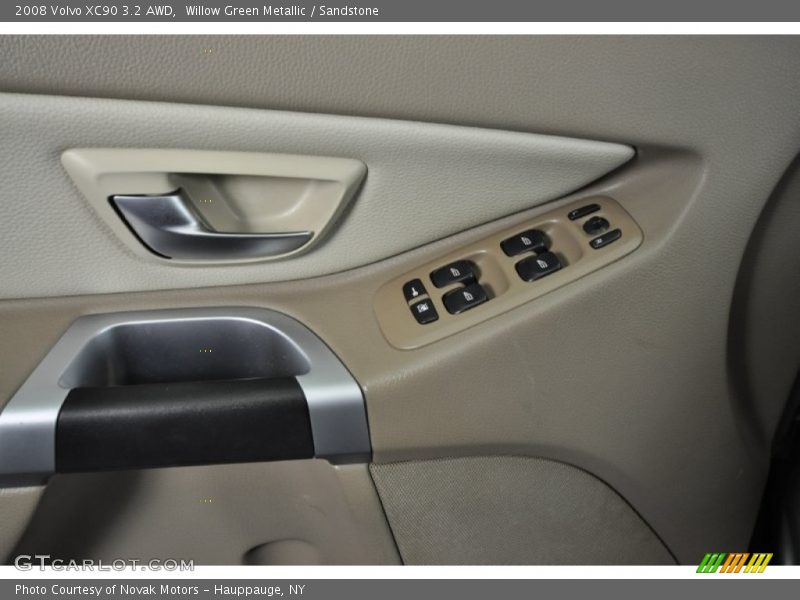 Willow Green Metallic / Sandstone 2008 Volvo XC90 3.2 AWD