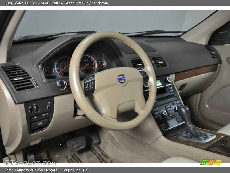 Willow Green Metallic / Sandstone 2008 Volvo XC90 3.2 AWD