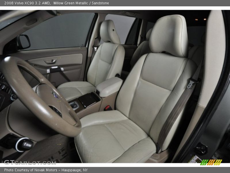 Willow Green Metallic / Sandstone 2008 Volvo XC90 3.2 AWD