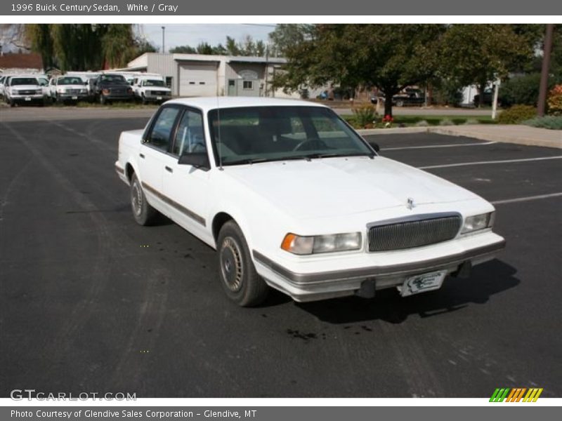 White / Gray 1996 Buick Century Sedan