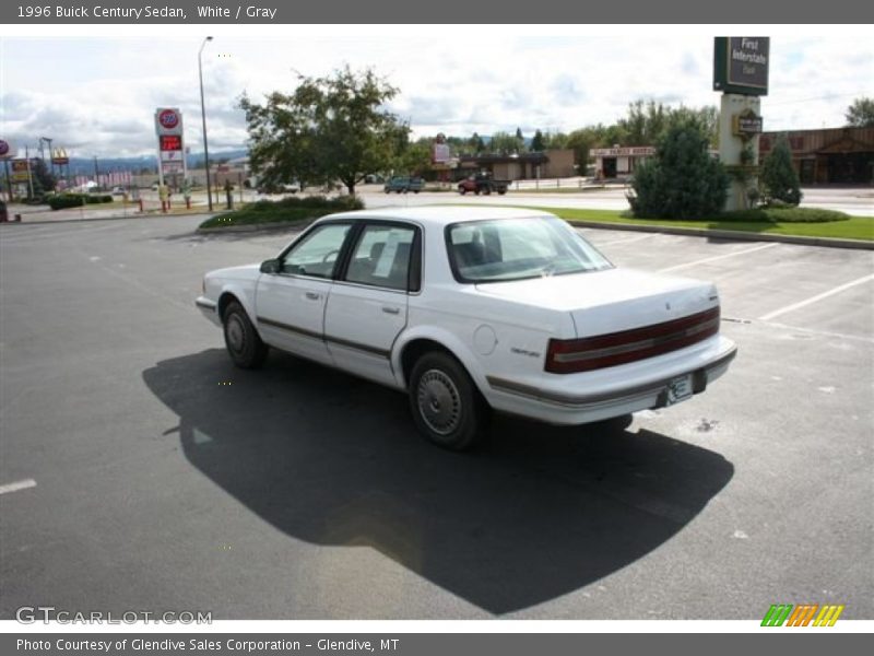 White / Gray 1996 Buick Century Sedan