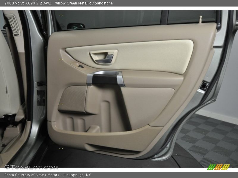 Willow Green Metallic / Sandstone 2008 Volvo XC90 3.2 AWD