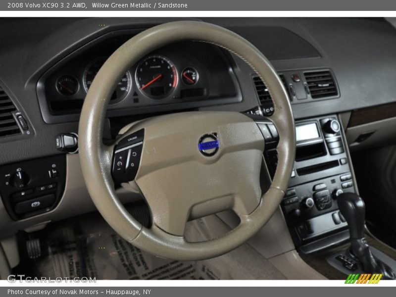 Willow Green Metallic / Sandstone 2008 Volvo XC90 3.2 AWD