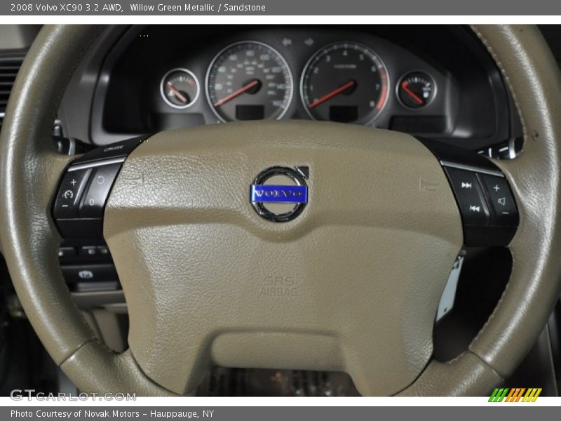 Willow Green Metallic / Sandstone 2008 Volvo XC90 3.2 AWD