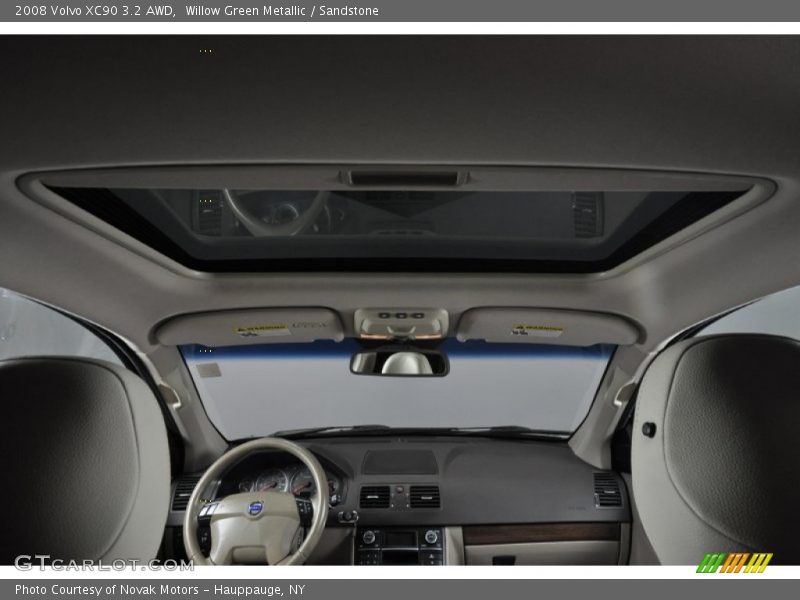 Willow Green Metallic / Sandstone 2008 Volvo XC90 3.2 AWD