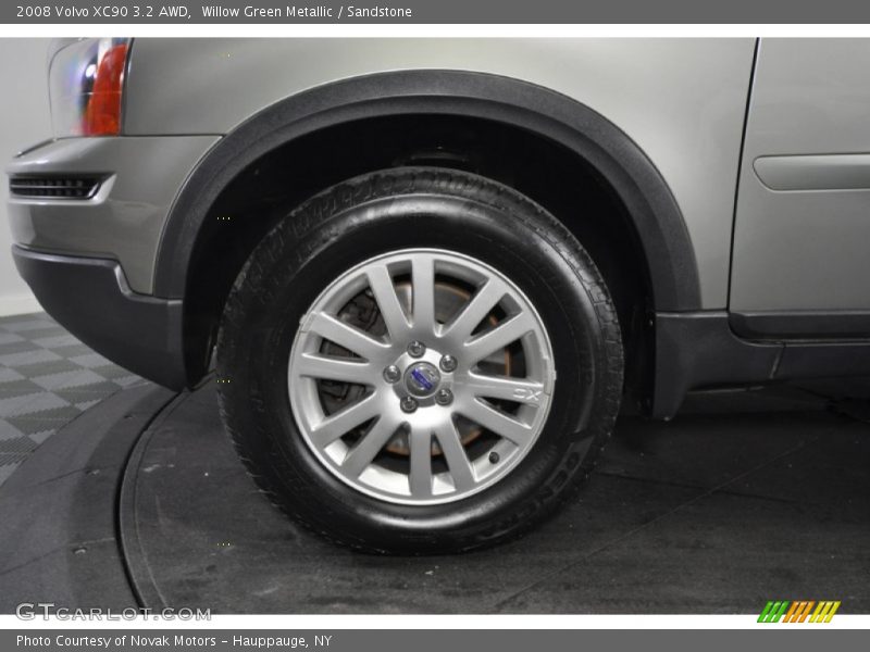 Willow Green Metallic / Sandstone 2008 Volvo XC90 3.2 AWD