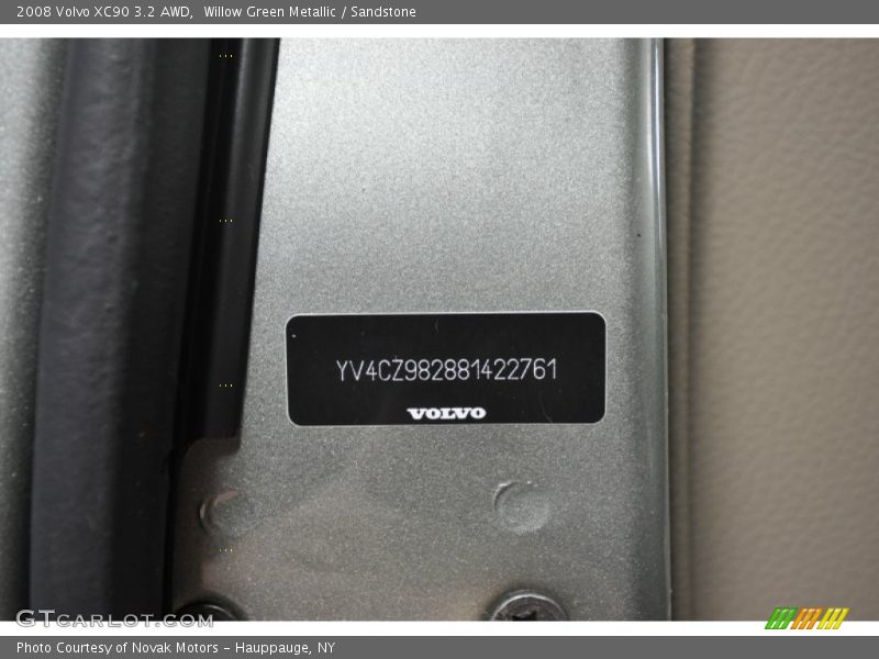 Willow Green Metallic / Sandstone 2008 Volvo XC90 3.2 AWD