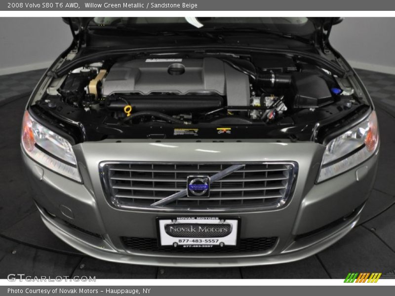 Willow Green Metallic / Sandstone Beige 2008 Volvo S80 T6 AWD