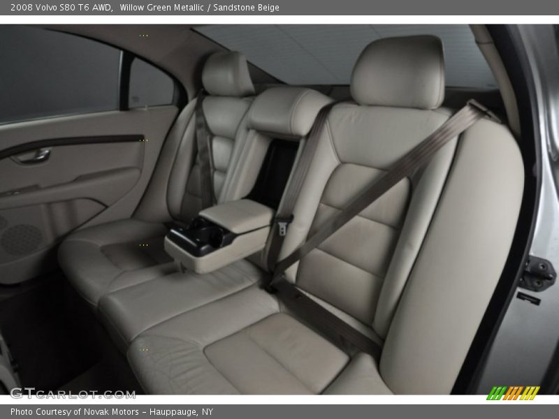 Willow Green Metallic / Sandstone Beige 2008 Volvo S80 T6 AWD