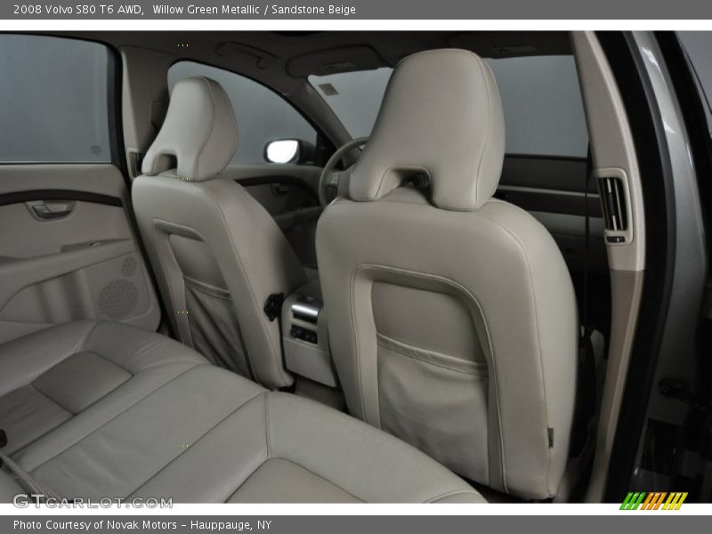 Willow Green Metallic / Sandstone Beige 2008 Volvo S80 T6 AWD