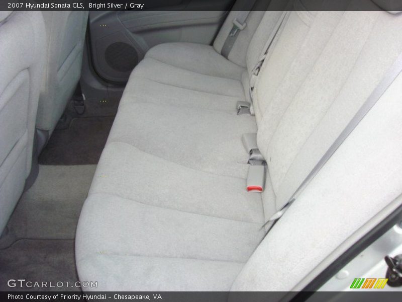 Bright Silver / Gray 2007 Hyundai Sonata GLS