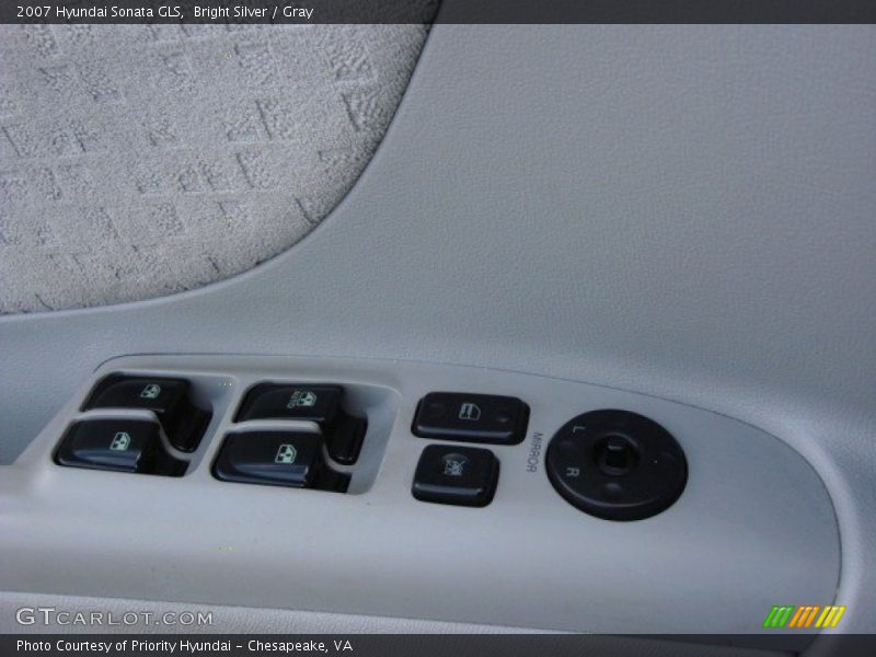 Bright Silver / Gray 2007 Hyundai Sonata GLS