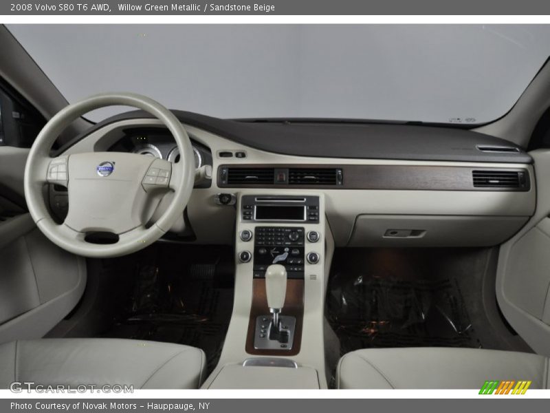 Willow Green Metallic / Sandstone Beige 2008 Volvo S80 T6 AWD