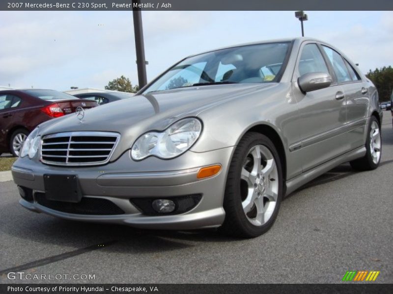 Pewter Metallic / Ash 2007 Mercedes-Benz C 230 Sport