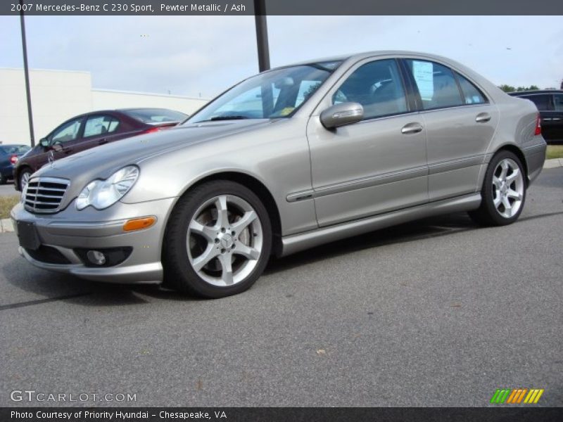 Pewter Metallic / Ash 2007 Mercedes-Benz C 230 Sport