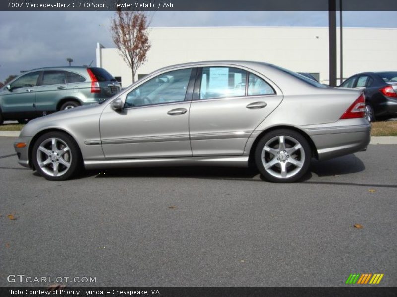 Pewter Metallic / Ash 2007 Mercedes-Benz C 230 Sport