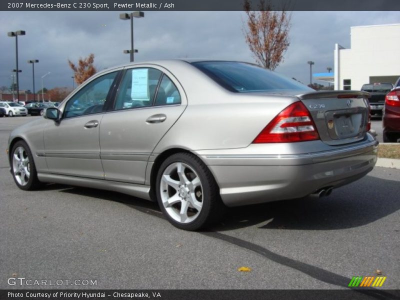 Pewter Metallic / Ash 2007 Mercedes-Benz C 230 Sport