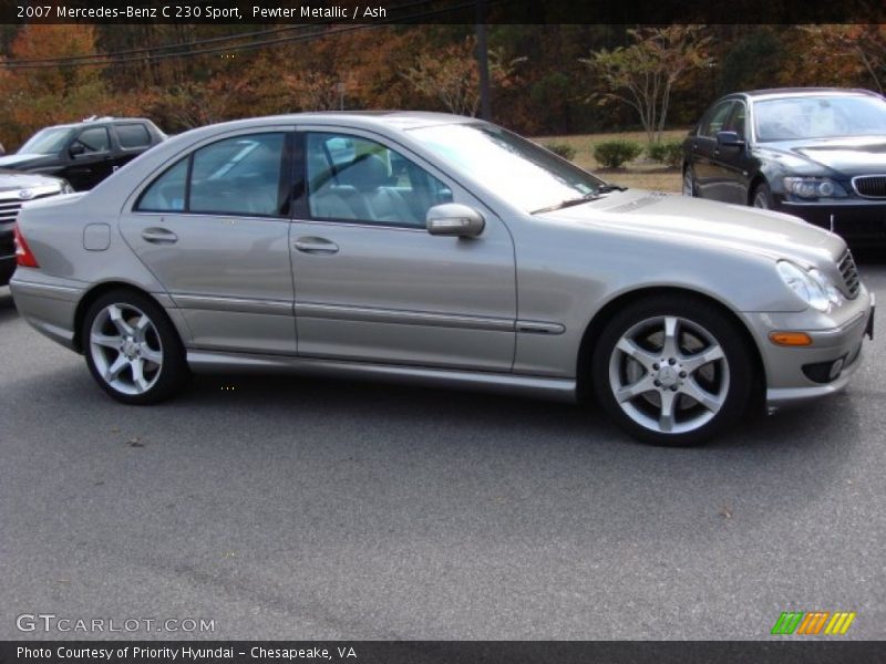 Pewter Metallic / Ash 2007 Mercedes-Benz C 230 Sport