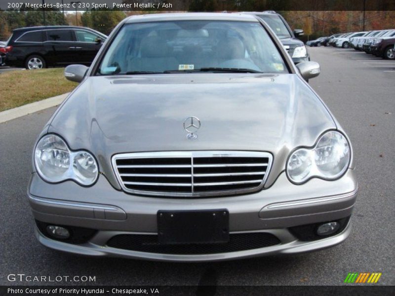 Pewter Metallic / Ash 2007 Mercedes-Benz C 230 Sport