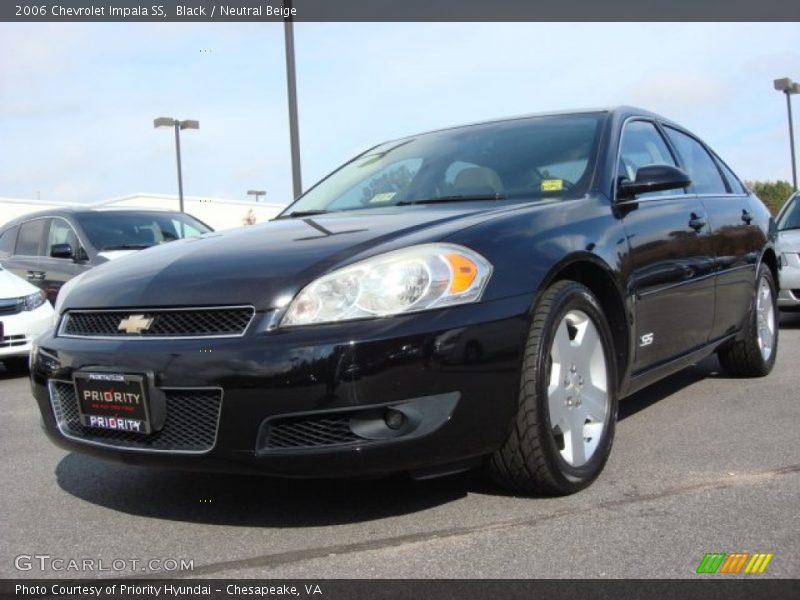 Black / Neutral Beige 2006 Chevrolet Impala SS