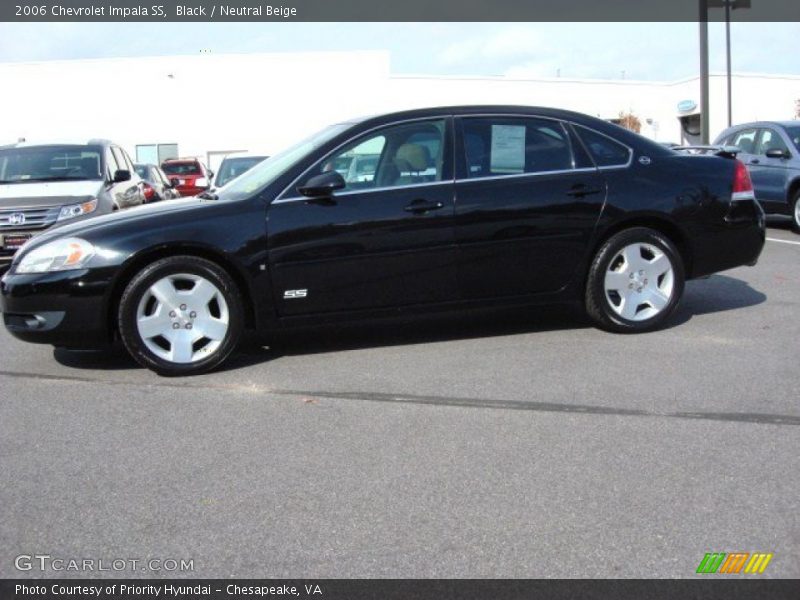 Black / Neutral Beige 2006 Chevrolet Impala SS