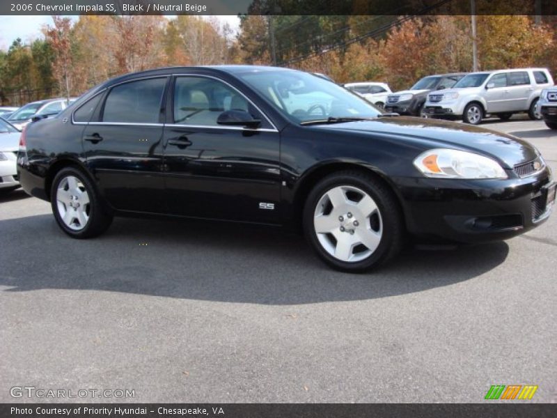 Black / Neutral Beige 2006 Chevrolet Impala SS