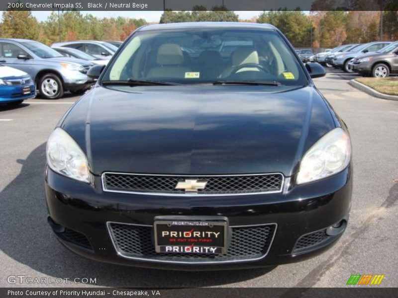 Black / Neutral Beige 2006 Chevrolet Impala SS