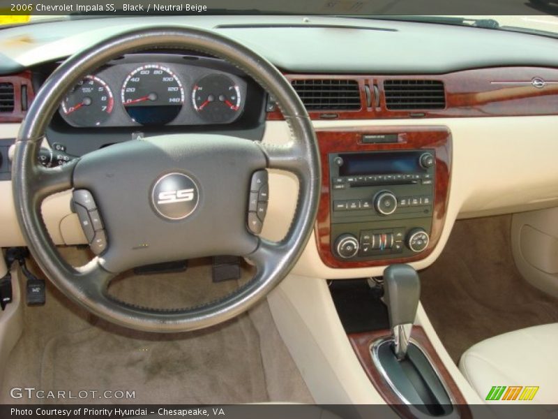 Black / Neutral Beige 2006 Chevrolet Impala SS