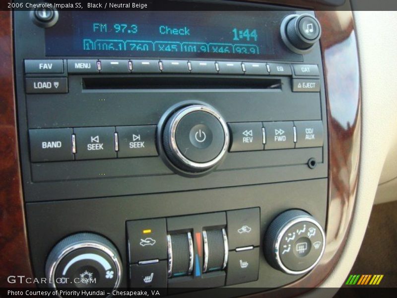 Black / Neutral Beige 2006 Chevrolet Impala SS