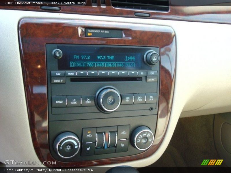 Black / Neutral Beige 2006 Chevrolet Impala SS