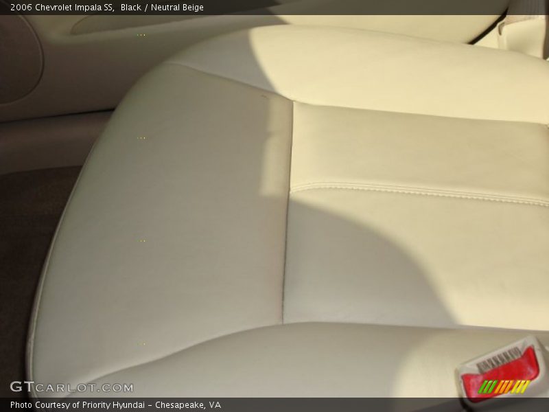 Black / Neutral Beige 2006 Chevrolet Impala SS