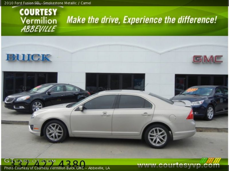 Smokestone Metallic / Camel 2010 Ford Fusion SEL