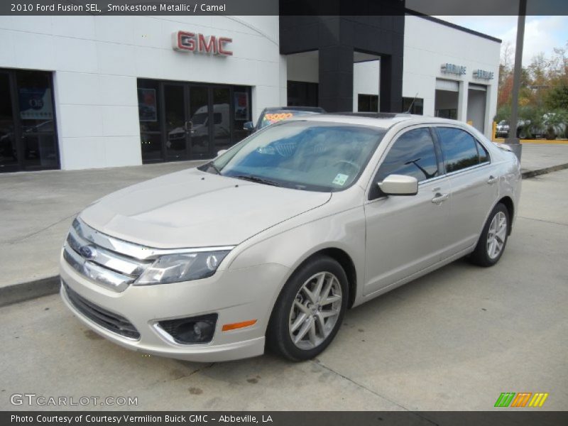 Smokestone Metallic / Camel 2010 Ford Fusion SEL