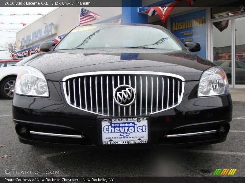 Black Onyx / Titanium 2010 Buick Lucerne CXL