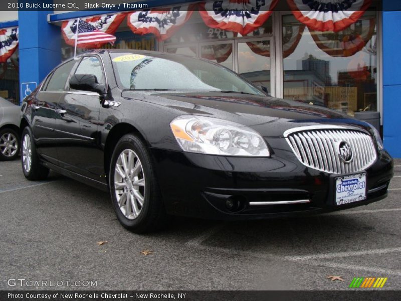 Black Onyx / Titanium 2010 Buick Lucerne CXL