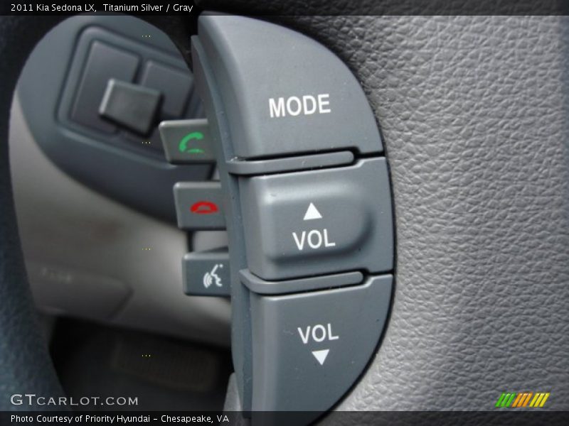 Titanium Silver / Gray 2011 Kia Sedona LX