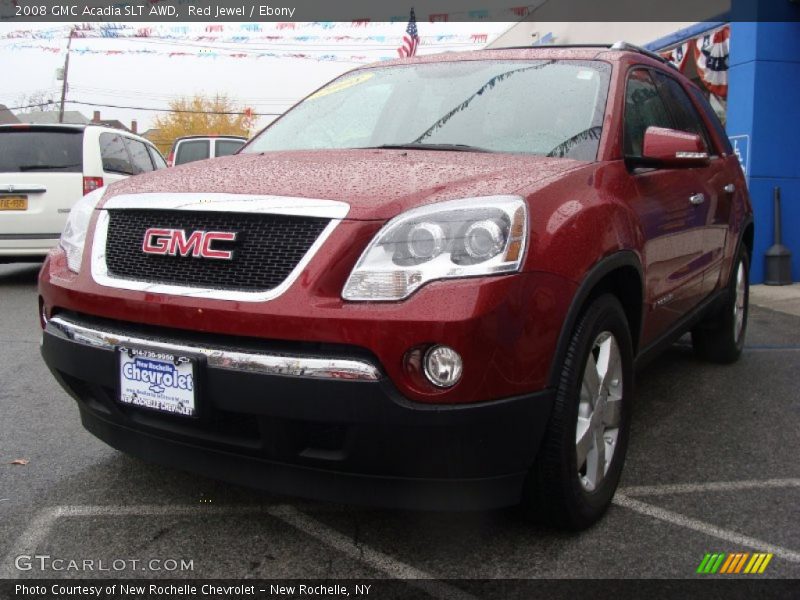 Red Jewel / Ebony 2008 GMC Acadia SLT AWD